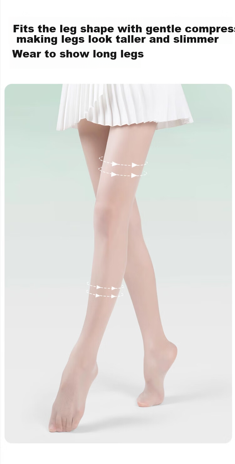 Xueqiman Summer Ultra-Thin Bare-Leg Miracle Seamless Anti-Snag Sunscreen Skin-Beautifying Tights Pantyhose 14