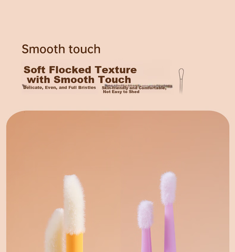 Chense Disposable Eyeliner Brush Lip Liner Pen Aegyo Sal Shadow Brush Portable Detailed Makeup Brush 50pcs 7