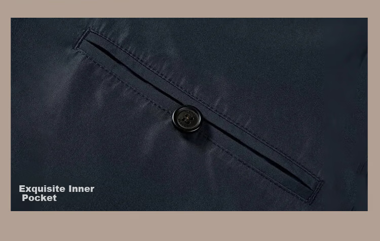 Youngor 2026 New 3D Tailored Slim Fit Waterproof Classic Business Commuter Executive Lapel Jacket Men Navy M 11