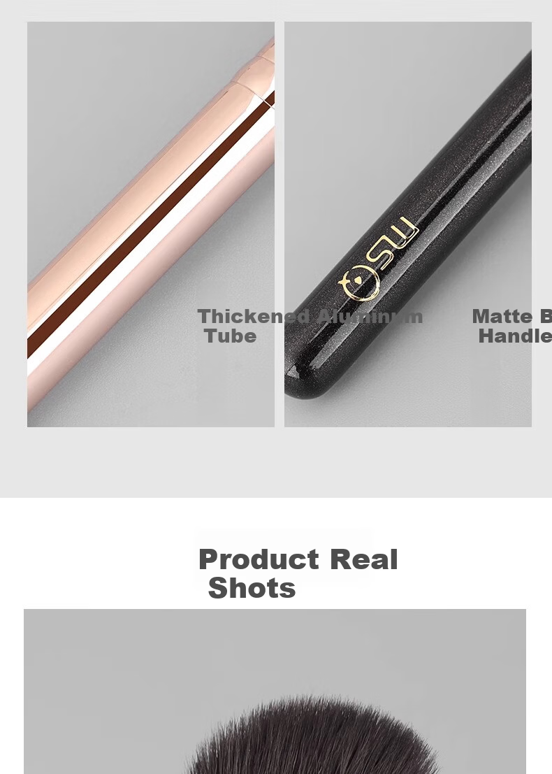 MSQ Golden Sickle Eyeliner Brush Eye Bag Brush Eyelid Brush Eyebrow Powder Brush Ultra-thin Brush Head 12