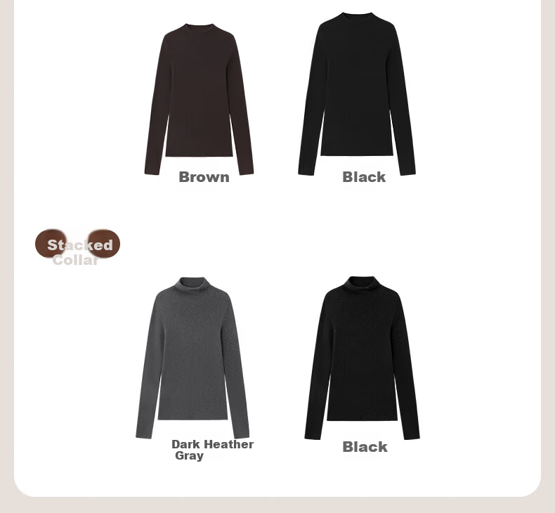 PurCotton Guo Jingjing Recommended Seamless Zero-Feel 100% Long-Staple Cotton Anti-Static Soft Cotton Sweater 29