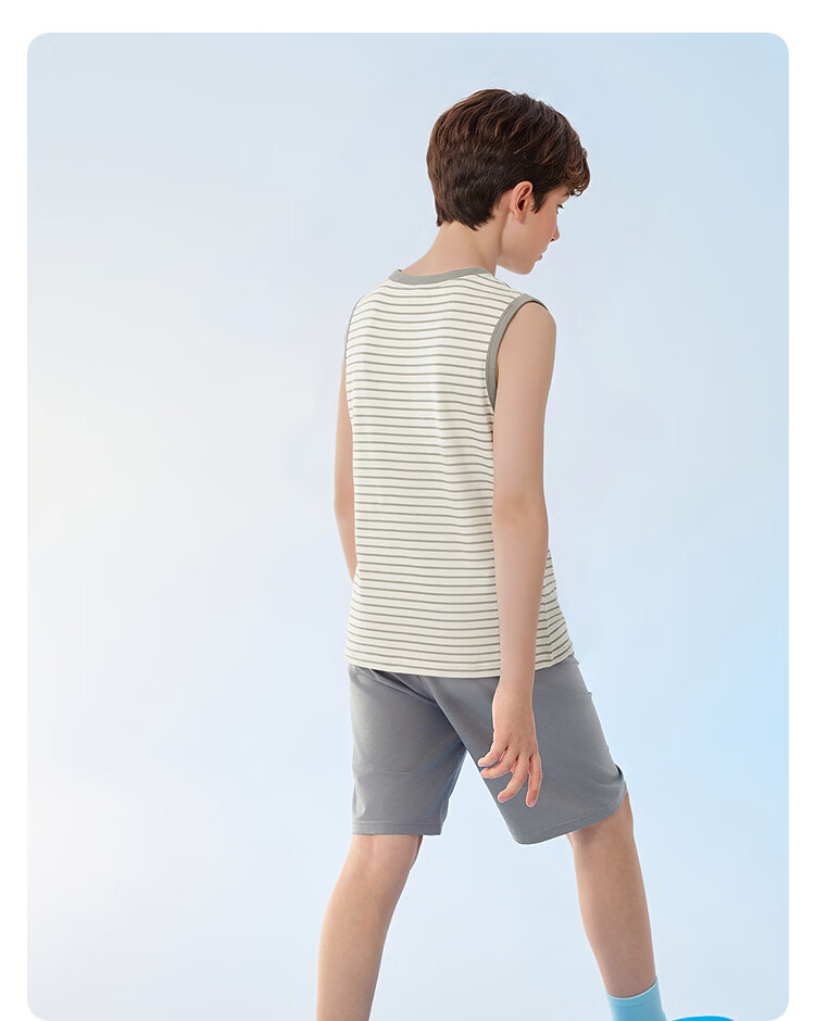 Balabala [balaOne] Children's Vest Unisex Baby Sleeveless Innerwear Top for Kids 20