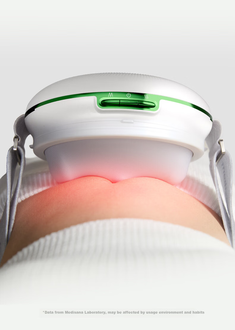MEDISANA German Abdominal Massager Promotes Intestinal Peristalsis Stomach Massager Warm Uterus Waist Belt Heat Therapy Fully Automatic Massager Practical Gift for Women 26