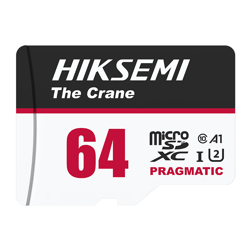 HIKVISION 64GB TF (MicroSD) High-Speed Memory Card U2 V10 A1 for Video Surveillance Cameras/Dashcams