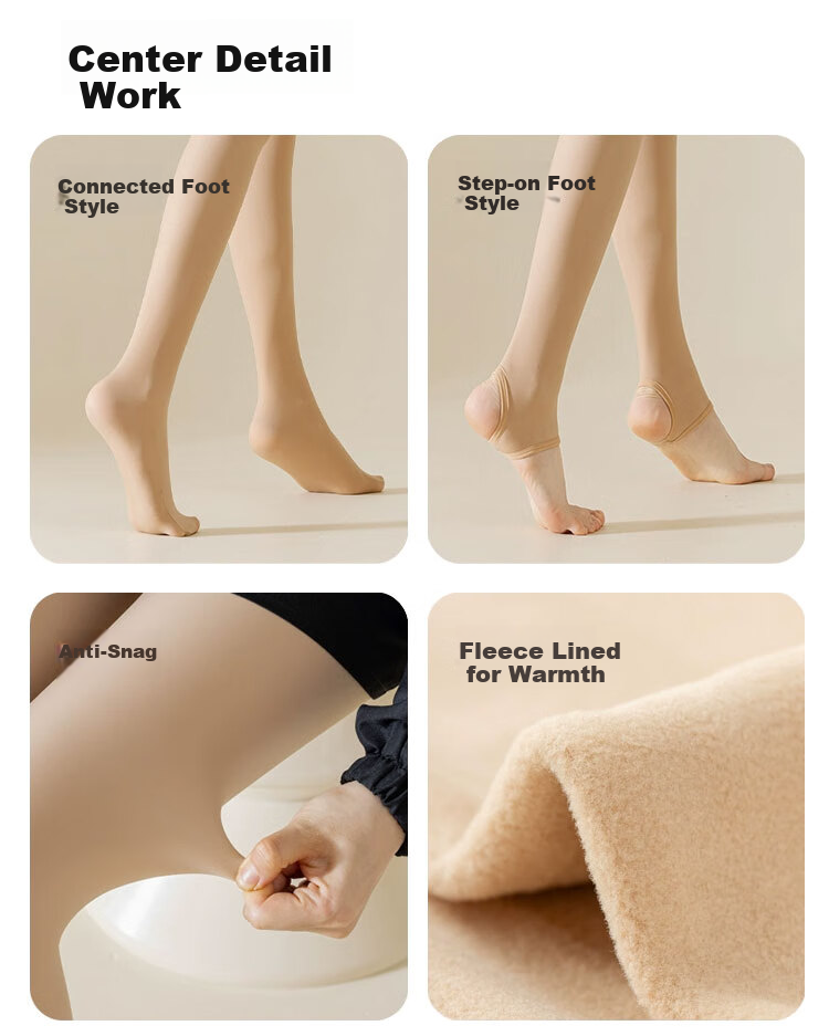 Yalu 200g Black Leggings for Women Autumn Winter Fleece Thickened Black Silk Leg Slimming Pressure Tights Pantyhose 16