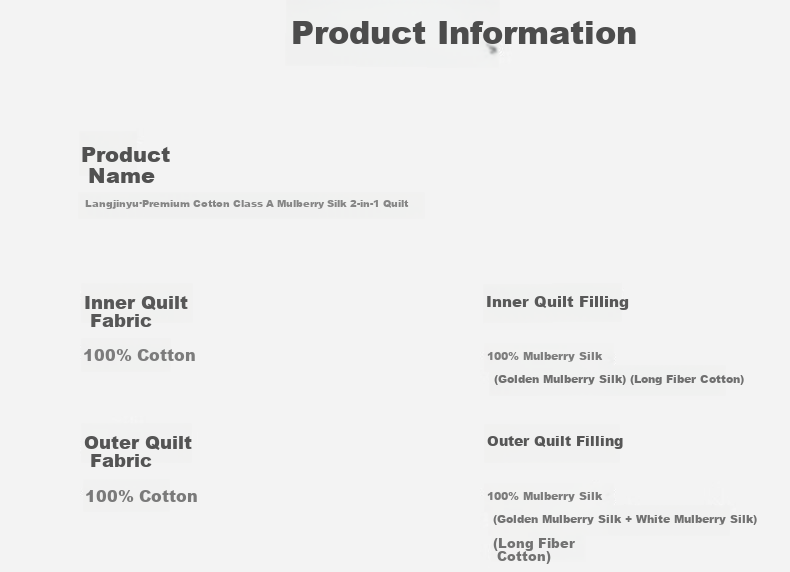 Luolai Home Textiles Mulberry Silk Quilt 100-Thread Count Cotton A-Class 100% Mulberry Silk All-Season Quilt Core Approx. 4.8 Jin 14