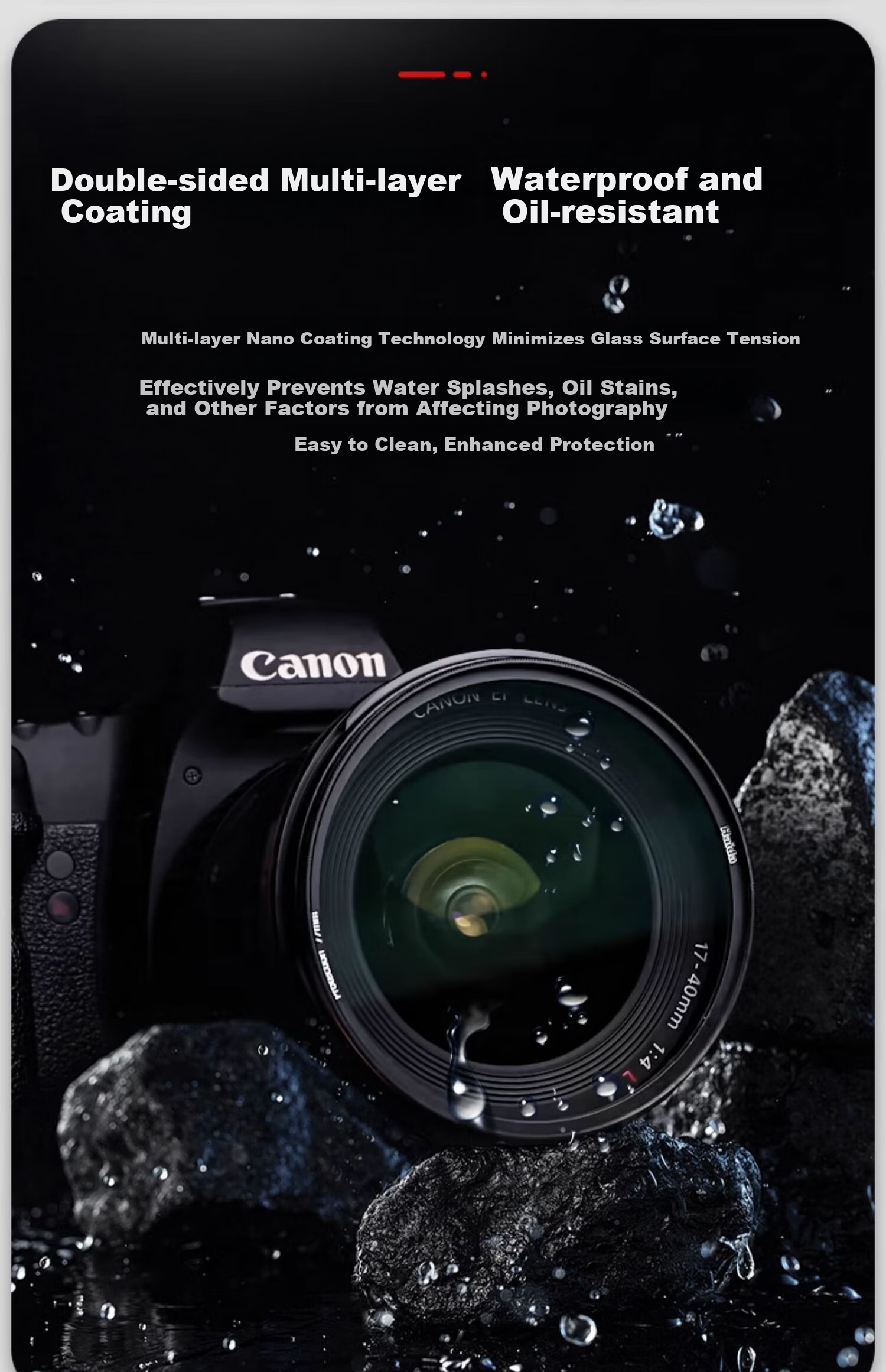 Haida UV Filter 49mm, Nano Double-Sided Multi-Layer Coating, Scratch-Resistant And Shockproof Protective Lens, Suitable for Canon, Nikon, Sony, Fuji And Other DSLR And Mirrorless Camera Lenses 9