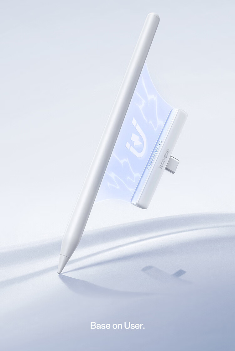 Baseus Capacitive Stylus Pen iPad Touch Pen [Magnetic Bluetooth High-End Set] Compatible with iPad Pro/Air 8/Mini 7/iPad 11 Tablet Touchscreen Stylus Apple Pencil 2
