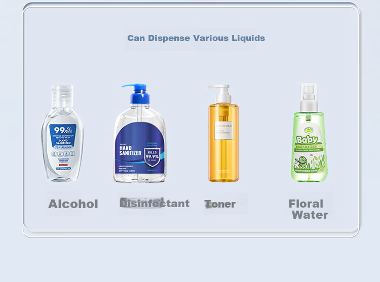LiQing High Pressure Spray Bottle 300ml Large Capacity Ultra Fine Mist Refillable Bottle Cosmetic Hydrating Empty Alcohol Spray Bottle 10
