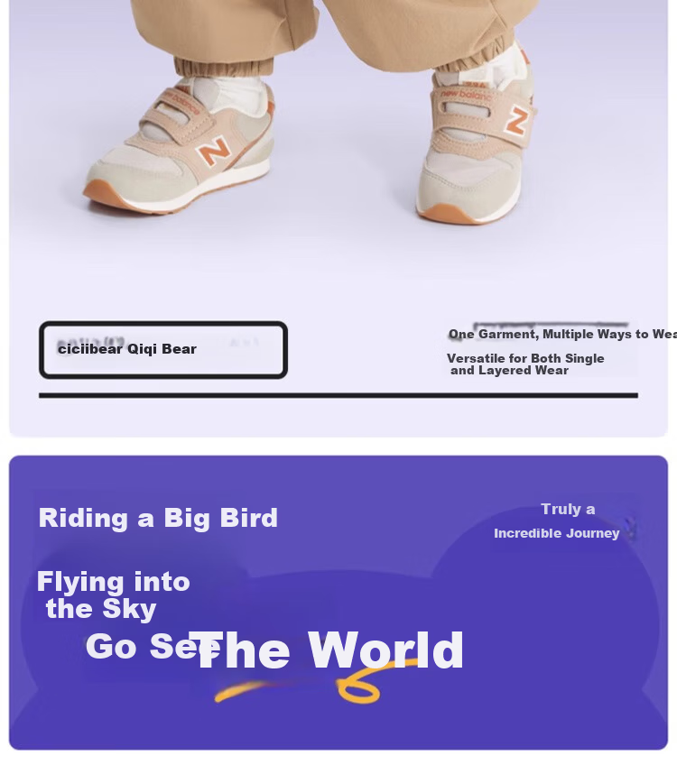 Ciciibear [Moisture-Wicking Quick-Dry Waterproof] ciciibear Baby Work Pants Spring Autumn Boys Pants 2025 New Children's Long Pants 4
