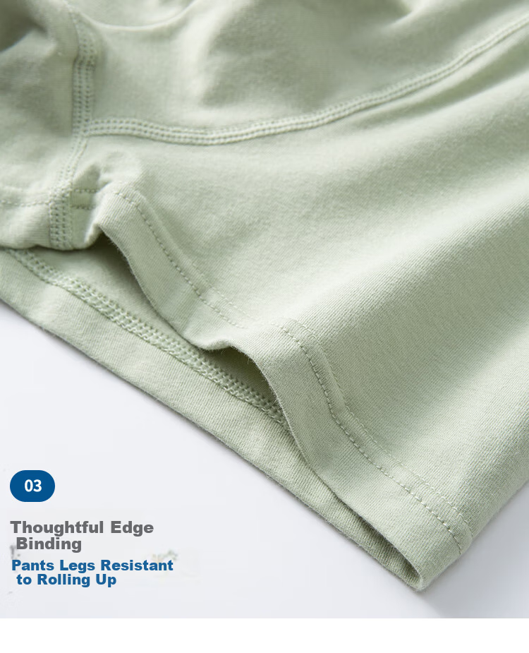 Dingguagua Youth Cotton Antibacterial Boxer Briefs for Boys, Teenagers, Middle School Students, Children's Four-Point Shorts 20