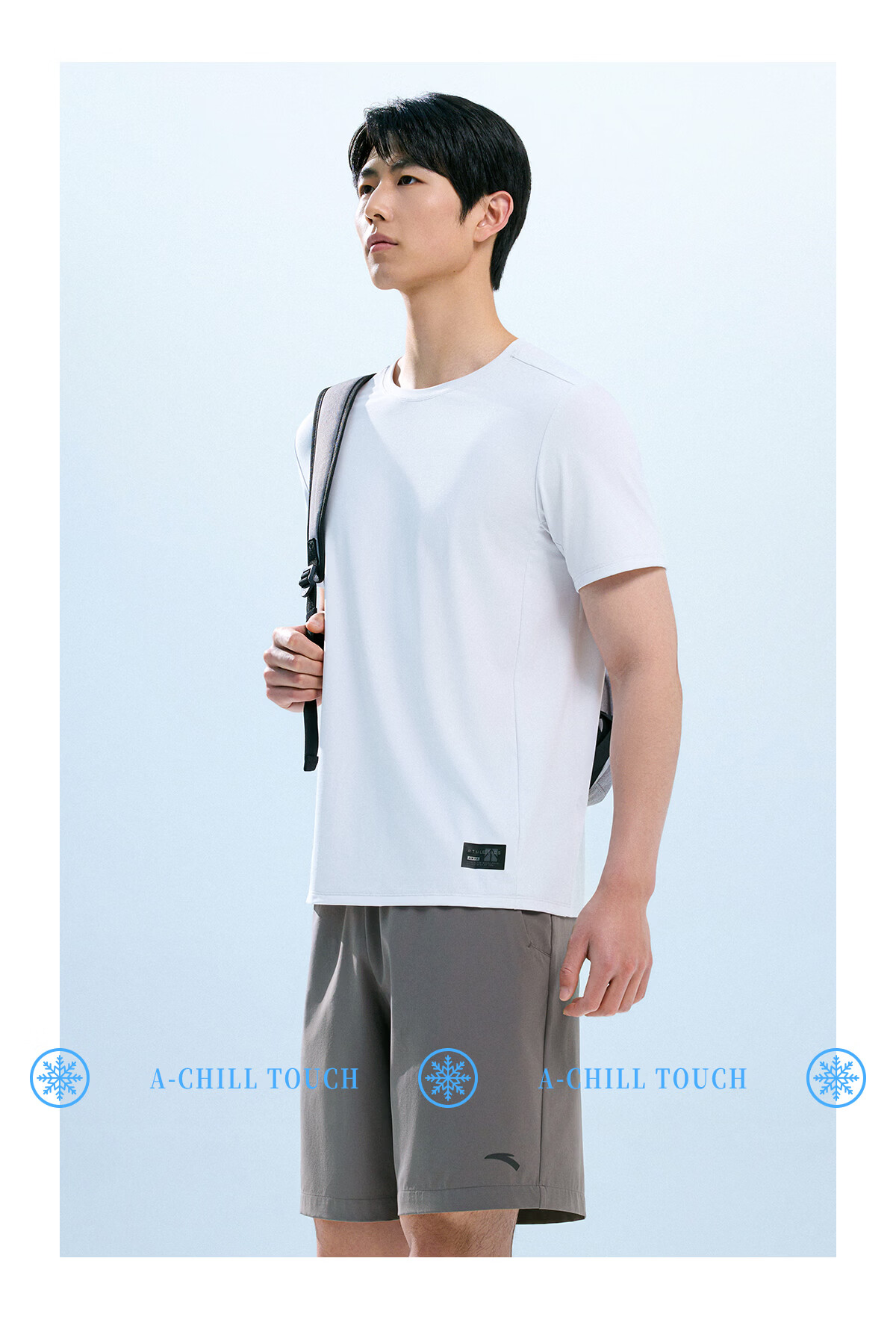 Anta Ice Silk Quick-Dry Sports Short Sleeve T-Shirt Men Summer New Ice Silk Breathable Fitness Running Top 13