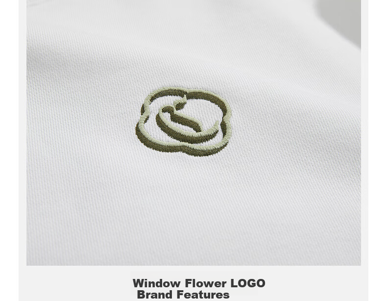 CABBEEN 365g Fish Scale Fabric Men's Sweatshirt with Auspicious Clouds and CABBEEN C Creative Window Flower Design Autumn Long Sleeve Sweatshirt 16