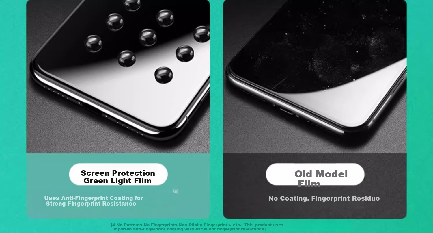 DIVI [Value Pack of 2] Tempered Glass Screen Protector for Apple IPhone 12 Pro Max, Eye Protection Anti-Blue Light Full Coverage Glass Shatterproof Protective Film 14