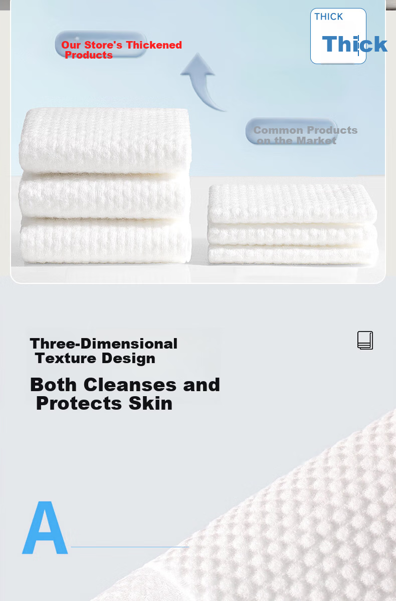 Qihaiqiu Disposable Bath Towel Thickened Large Size Soft Absorbent Portable Travel Bath Towel 4 Pieces 70x100cm 4