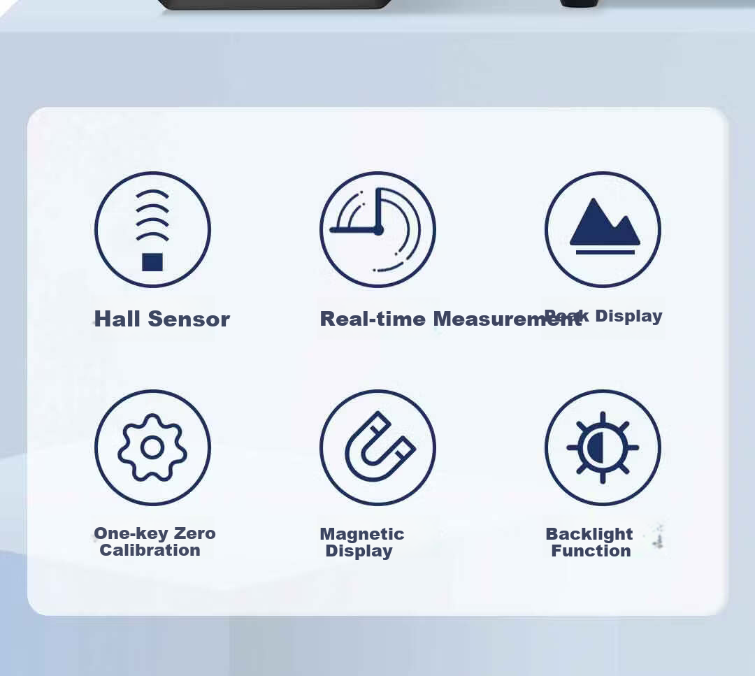 Deli Digital Gauss Meter Magnetic Field Strength Tester Tesla Meter Magnetic Detector 3