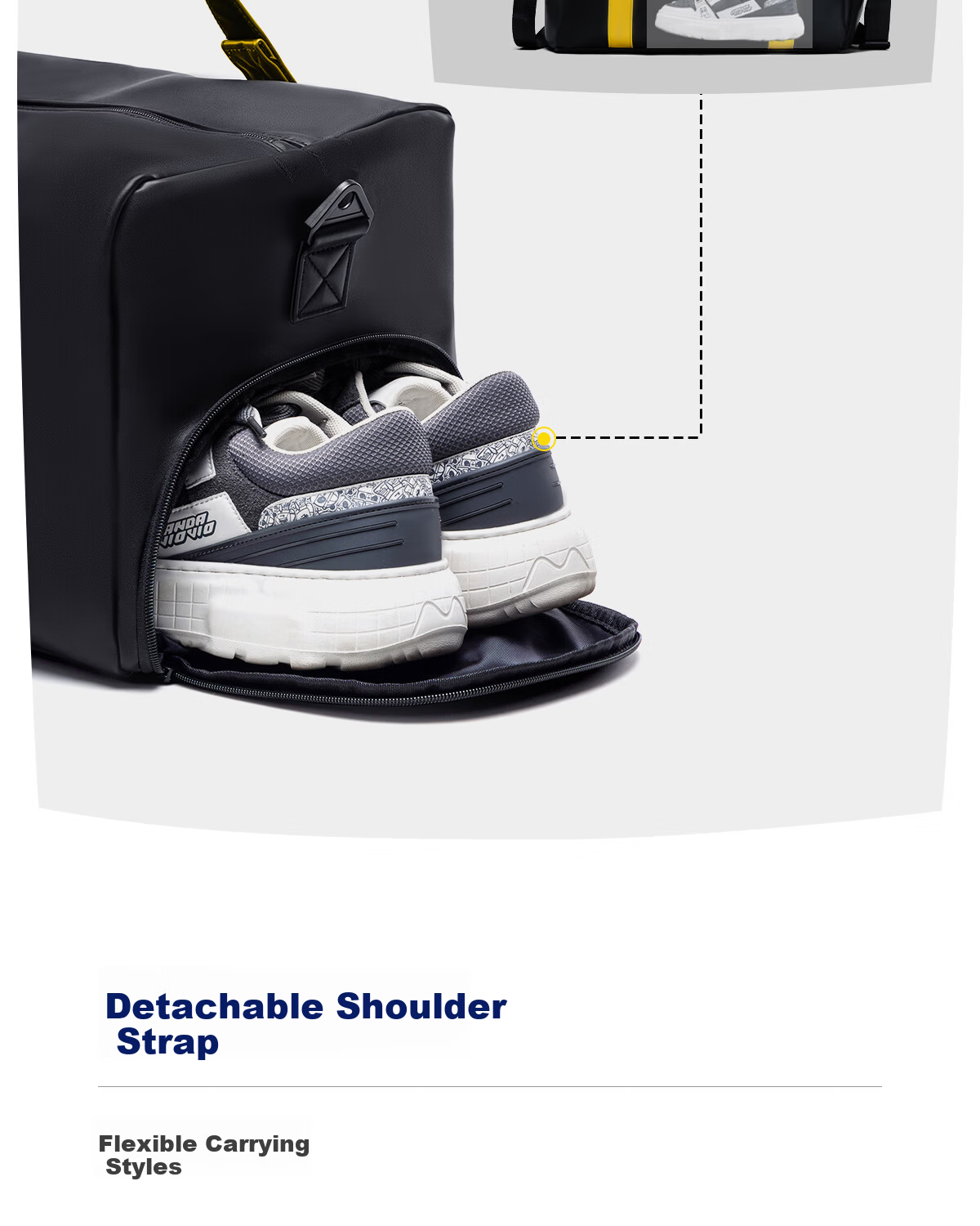Hailan Home Travel Bag Hand Carry Luggage Bag Men and Women Sports Fitness Bag Short-distance Business Trip Luggage Bag Large Capacity Travel Bag 10