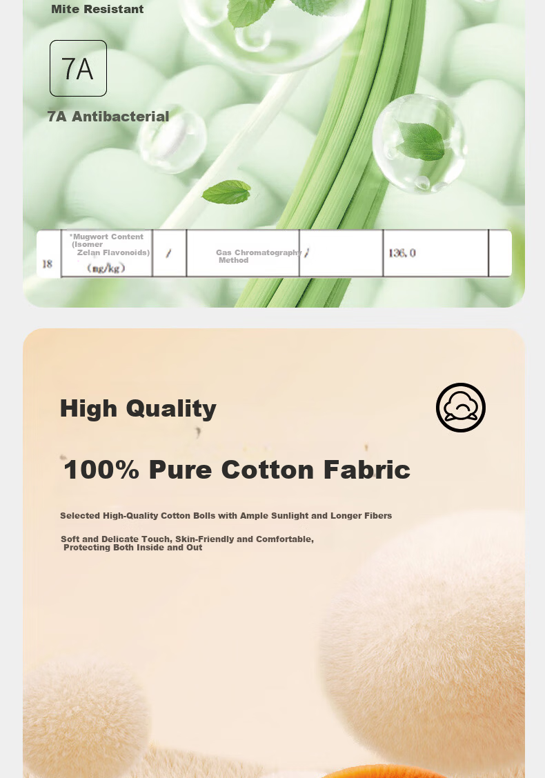 Yiershuang Ai Grass Heating Triple-Layer Thickened 100% Cotton Thermal Vest Men Antibacterial Mite-Resistant Cardigan Autumn Wear for Middle-aged and Elderly 3