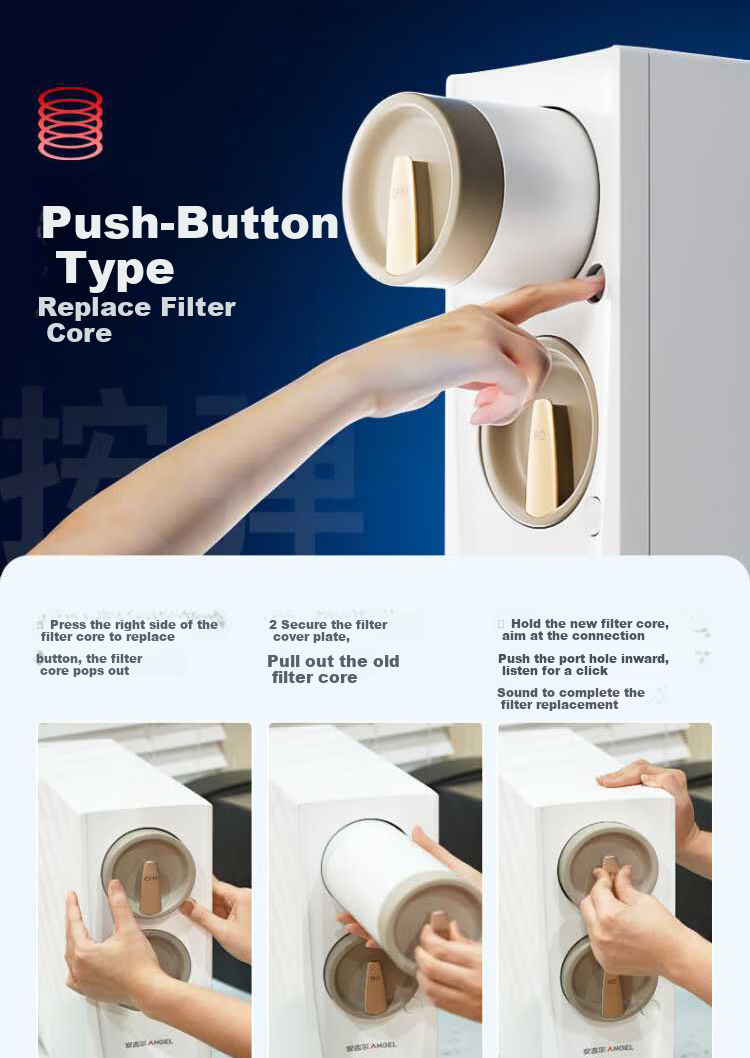 Angel Water Purifier CFⅡ Composite Filter Cartridge Compatible with Magic Cube Pro2900/2500, Nezha 500G/600G/700G, Nezha Pro2900 Models 9