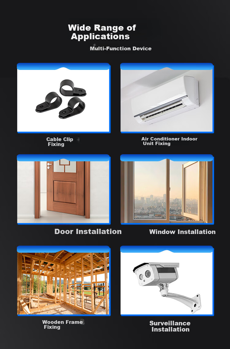 Tengya Electric Nail Gun Gas Nail Gun Gasoline Nail Gun Steel Nail Gun Lithium Battery Concrete DCCN40A Two Batteries One Charger 7