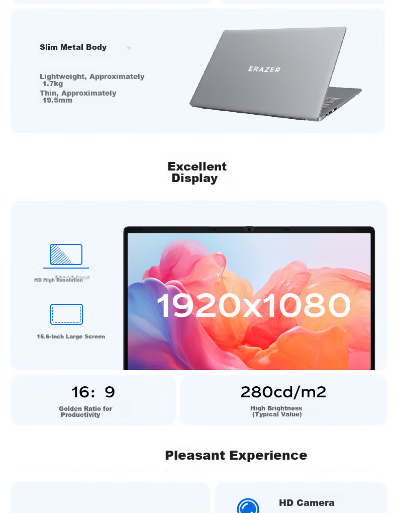 Lenovo Yinen Tablet 2-in-1 Laptop 8GB+128GB Windows 11 S105 with Keyboard Full HD Eye Protection Display 3