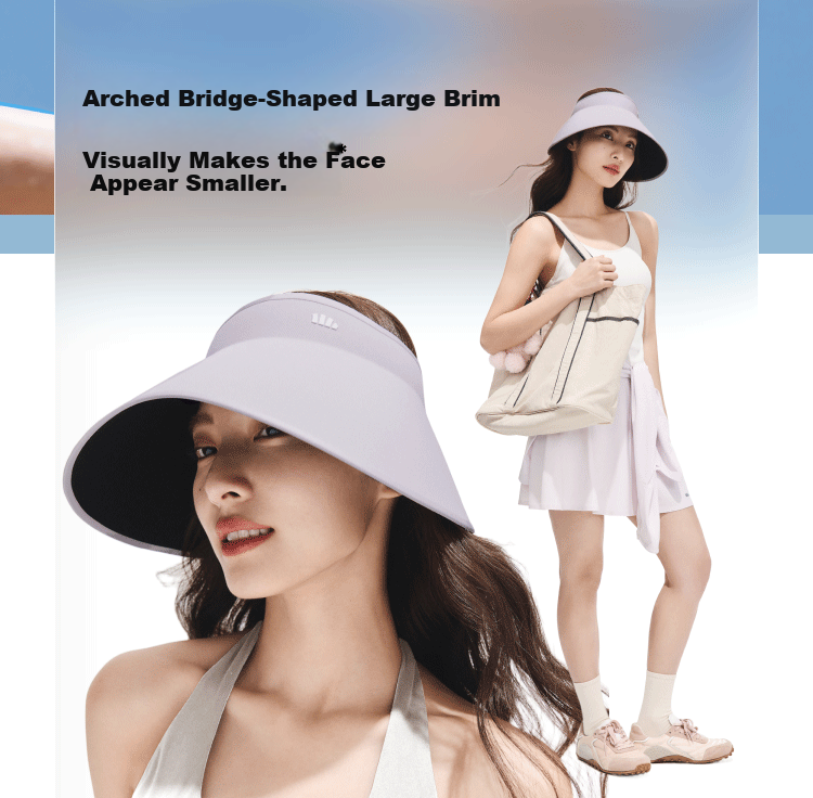 Beneunder Egg Roll Lampshade Sun Hat Women's Sun Protection Hat Wide Brim Open Top Hat Men's Extended Side Brim Full Face Sunshade Yellow 12