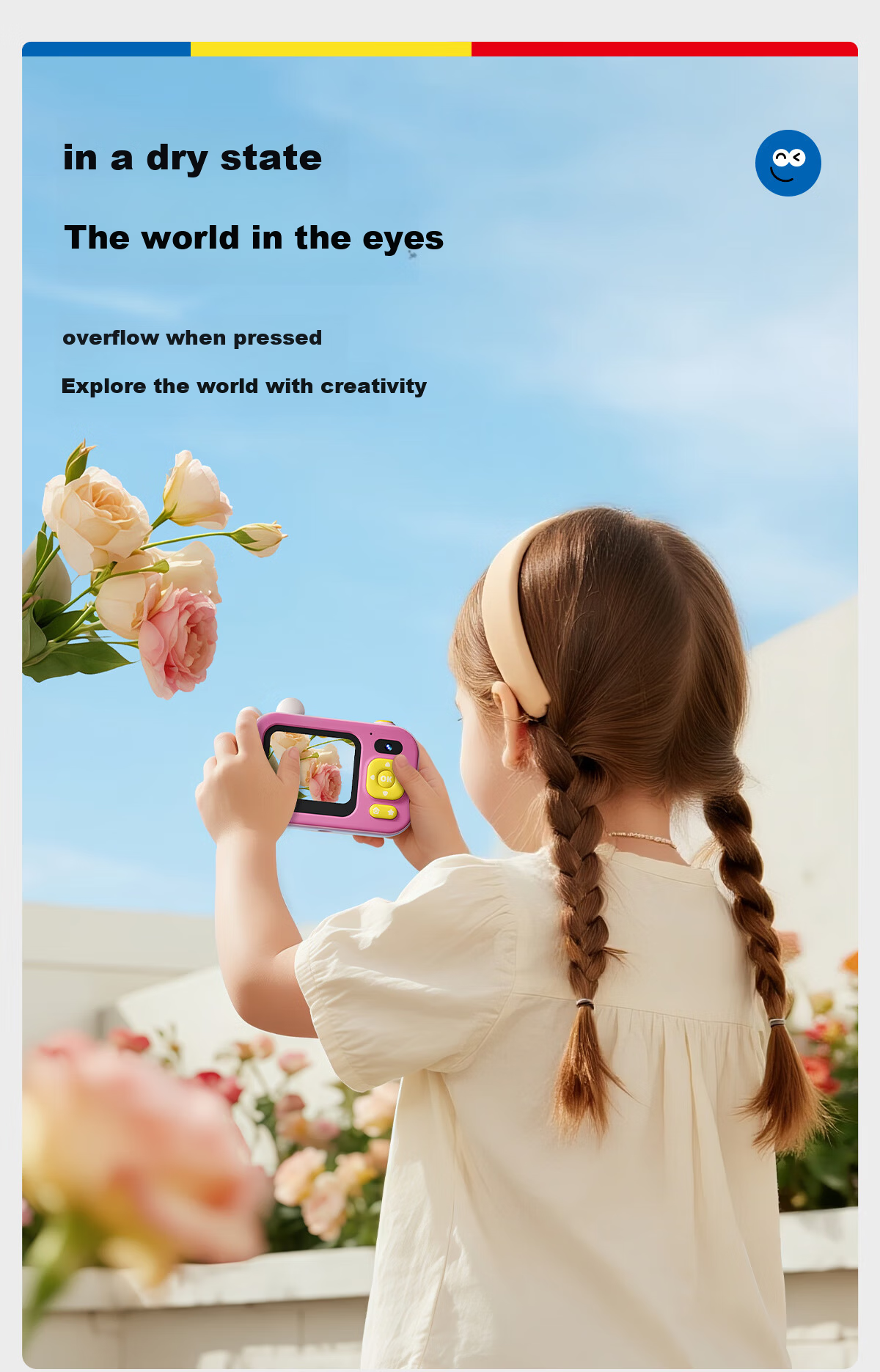 Carlbaby Kids Camera Toy 3-6 Years Instant Print Photo Video Recorder Birthday Gift for Boys and Girls 10