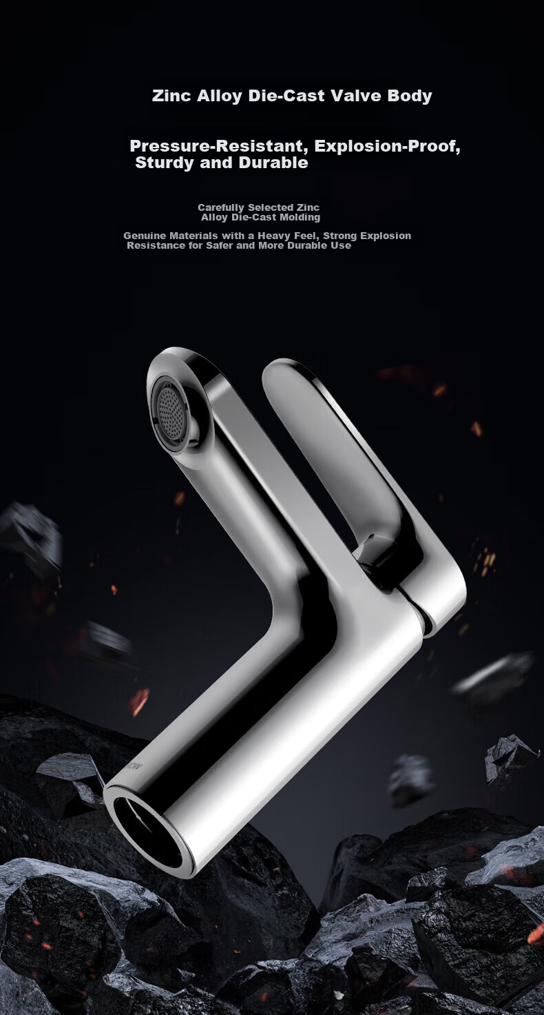 ARROW AE41113GGW-P Bathroom Sink Faucet Hot and Cold Basin Tap 5