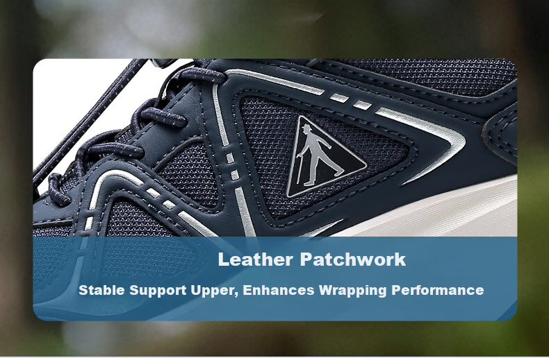Zulijian Elderly Spring Summer Breathable Walking Sports Shoes Casual Outdoor Non-slip Shoes 26156004J Black/Silver Men 40 12