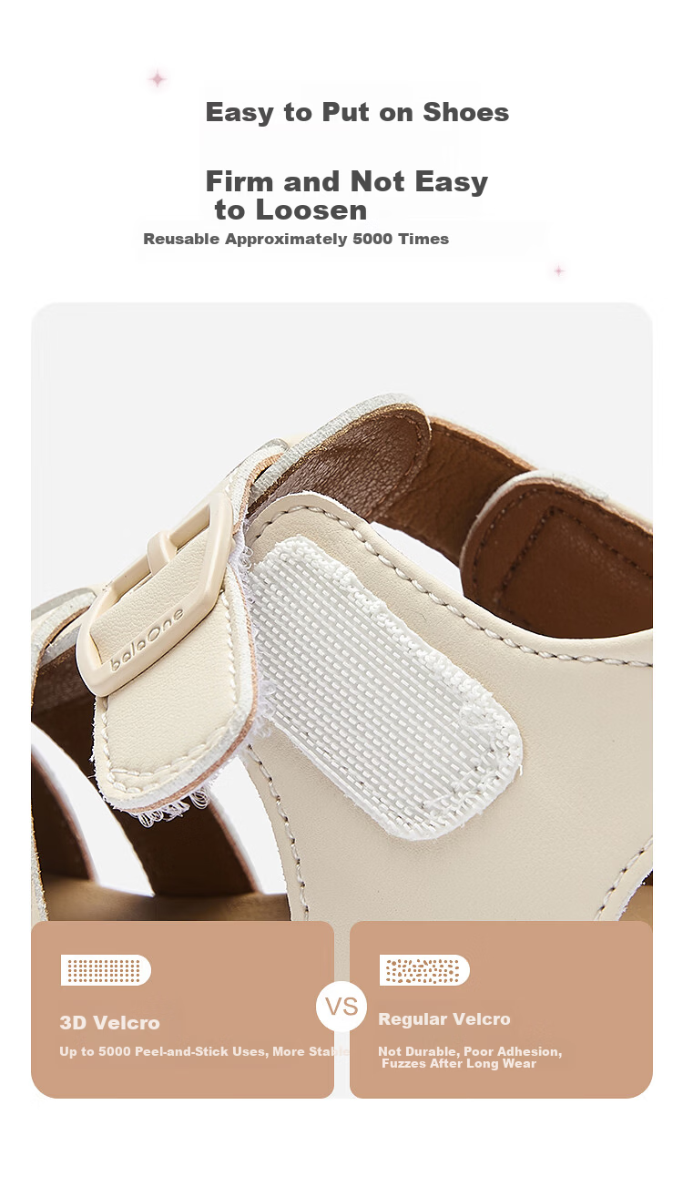 Balabala [balaOne] Kids Sandals Girls Children's Breathable Casual Shoes Summer 2026 4