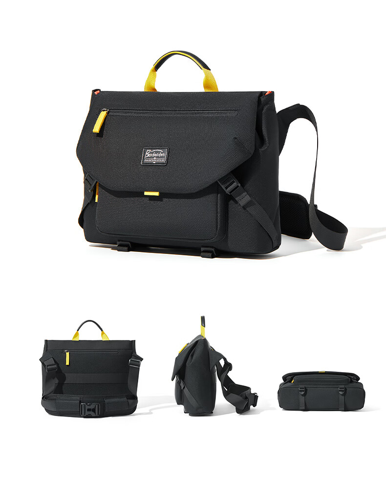 Bosideng Chenxing Men's Single Shoulder Crossbody Bag Student Outdoor Sports Backpack Large Capacity Cycling Multifunctional 14-inch Laptop Bag 17