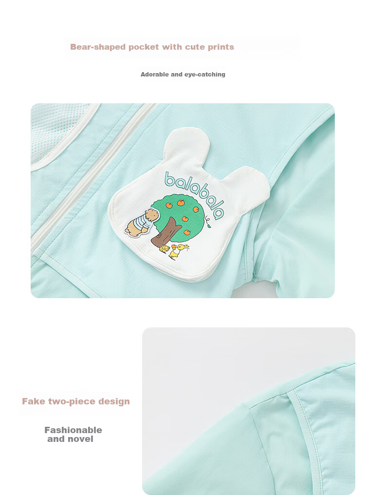 Balabala Kids Boys Jacket 2025 New Spring Fashion Fresh Style [Mall Same Model] 200125105103 3