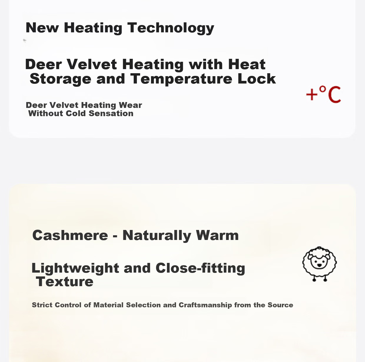 Urban Beauty Women's Thermal Underwear Set Autumn Long Johns Winter Cashmere Silk Cold-Resistant Derong Heating Crew Neck Seam-Locked Set 4