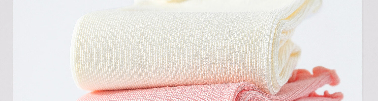 Guxu Disposable Socks Summer Thin Ice Silk Socks Women Travel Daily Use Mid-Calf Cotton Socks Black and White 27