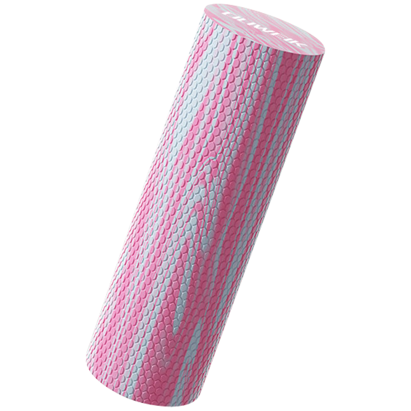 Duweike Foam Roller Muscle Relaxation Roller Spiky Massage Stick Leg Massage Yoga Stick Green White 45cm