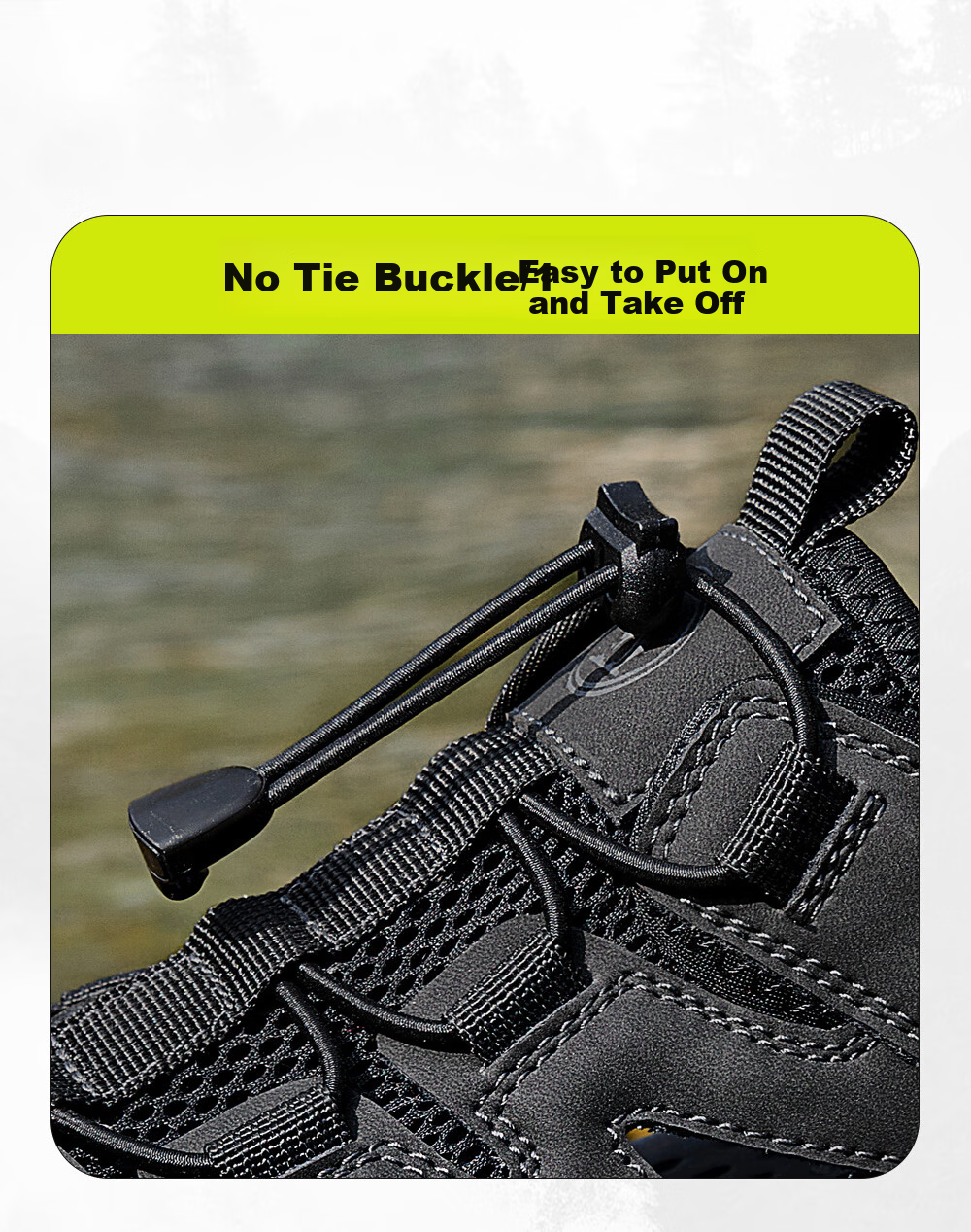 Camel Brand Breathable Mesh Water Shoes Beach Hollow Sandals P16M379020 Night Black Size 40 6
