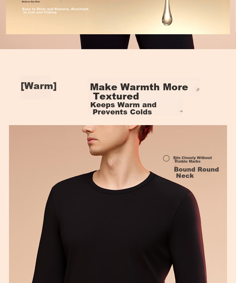 LUCKMEEY Thermal Underwear Set Combed Cotton Heat Retaining Base Layer Slim Fit Pure Cotton Autumn Long Johns for Men and Women Winter Innerwear 27