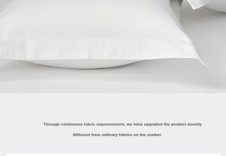 ZiiU White Hotel Pillowcases 60s Xinjiang 100% Cotton Guesthouse Hotel Hospital Pillowcase Pair 48x74cm 6
