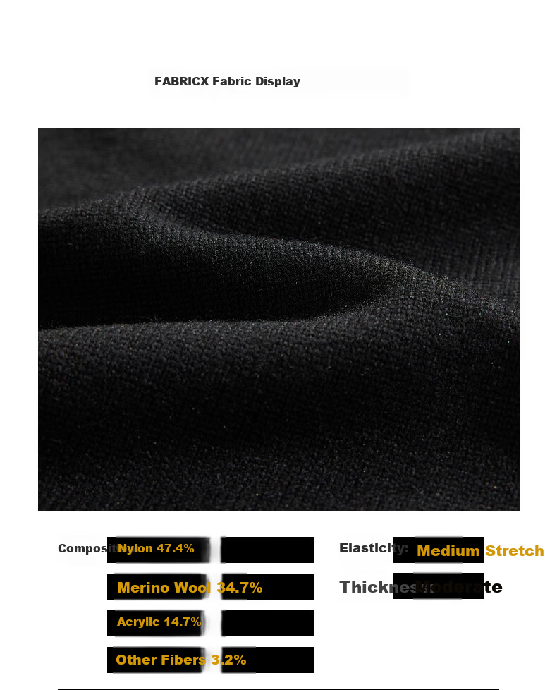CABBEEN Men's Striped Textured Jacquard Casual Winter Long Sleeve Sweater (70% Acrylic, 30% Wool) 5