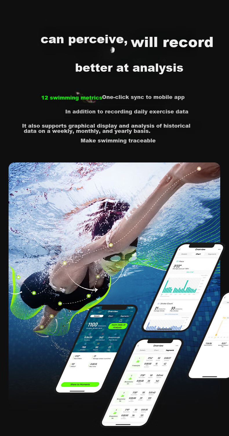 Guangli AR Smart Swimming Goggles Holoswim 3 Pro Professional Swim Goggles Women Myopia Anti-Fog Triathlon Gear 8
