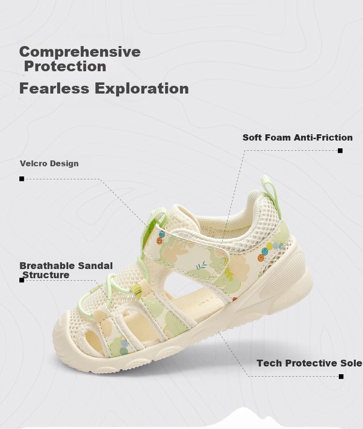 Balabala Kids Functional Shoes Toddler Walking Shoes Boys Girls Sandals 2026 Summer New Lightweight Comfortable Non-slip Durable 2