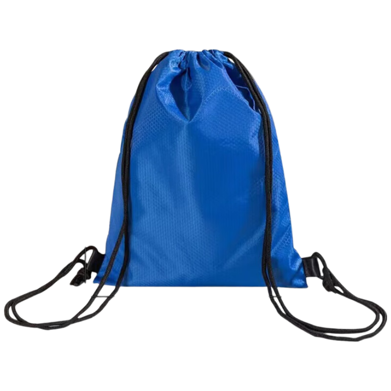 EEKIKS Drawstring Closure Storage Bag Travel Backpack, Running Sports Outdoor Travel Bag Portable Double Shoulder Bag, Blue