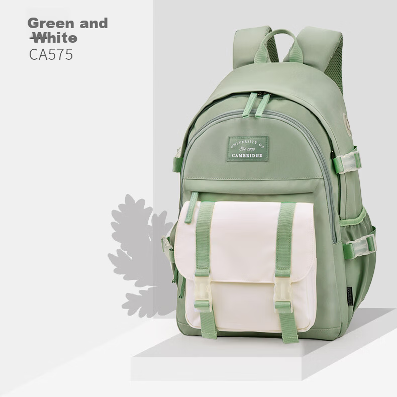 UNIVERSITY OF CAMBRIDGE Cambridge University School Backpack for Middle and High School Girls Lightweight Ergonomic Large Capacity Student Bag for Grades 5-6 3