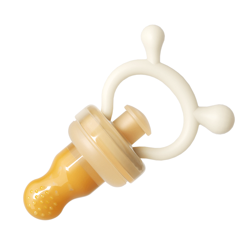 Albo Baby Fruit Teether 6-9 Months+ Silicone Food Pouch Teething Bag with Fruit and Vegetable Puree Feeder