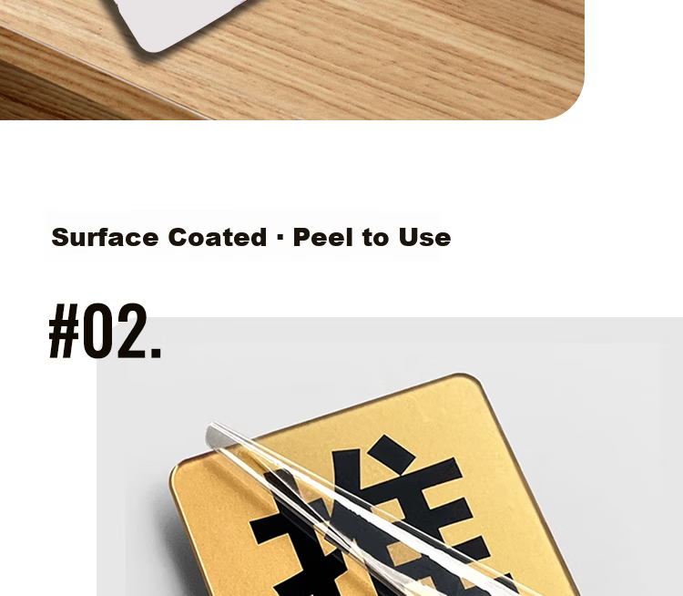 Aimohui Sliding Signboard Fortune Cat Door Sticker Acrylic Glass Door Sticker Shop Hotel Reminder 1 Pair 15cm*10cm 9