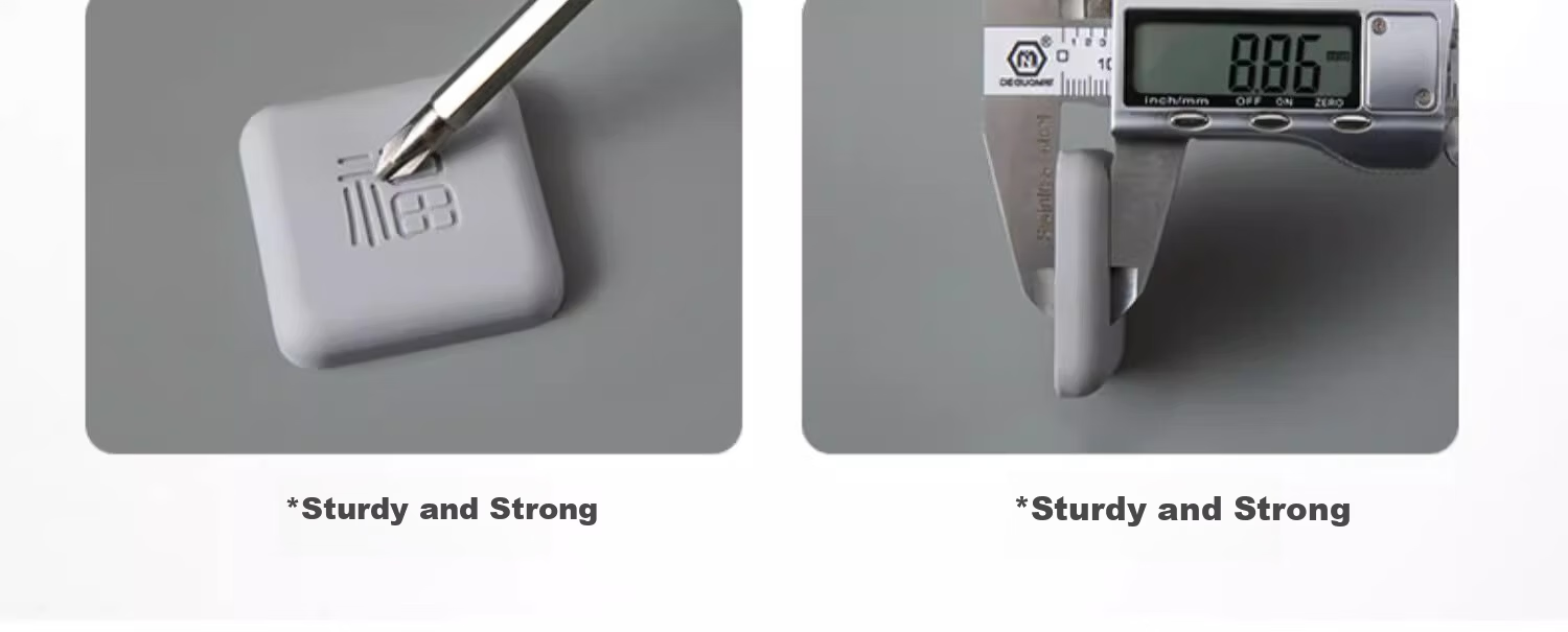 Xinuo Silicone Door Handle Bumper Thickened Silicone Refrigerator Anti-Collision Cushion Fu Character Door Collision Protector Pad 13