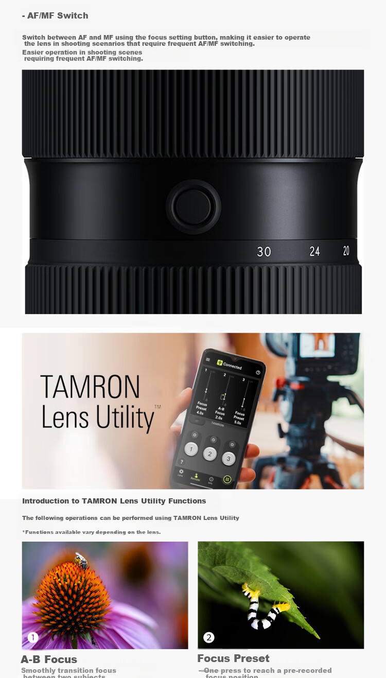 Tamron A064Z 16-30mm F/2.8 Di III VXD G2 Large Aperture Ultra Wide-Angle Zoom Lens for Landscape and Travel Full-Frame Mirrorless Lens (Nikon Z Mount) 7