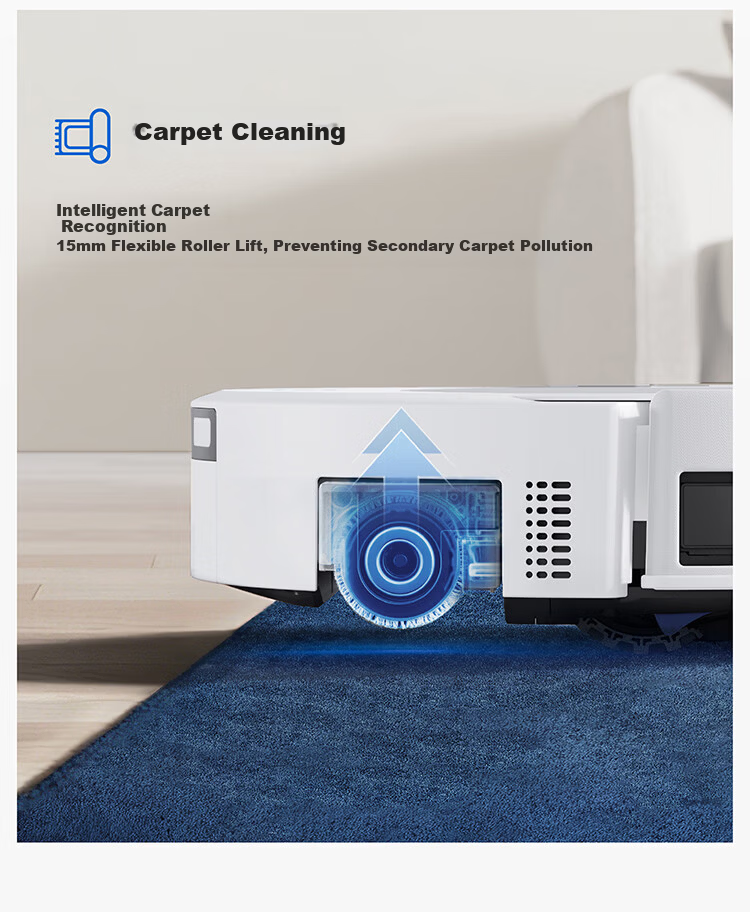 Ecovacs T90 PRO Robot Vacuum Cleaner - New Release, 4-in-1 Vacuum, Mop, Wash, Dry with Automatic Cleaning, Dust Collection, Hot Water Mop Washing, Hot Air Drying, Drum Water Washing, and Water Supply  37