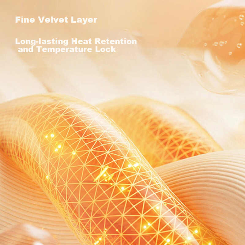 Hengyuanxiang Milk Velvet Four-Piece Bedding Set Thickened Fleece Warm Quilt Cover 220*240cm Apricot Camel