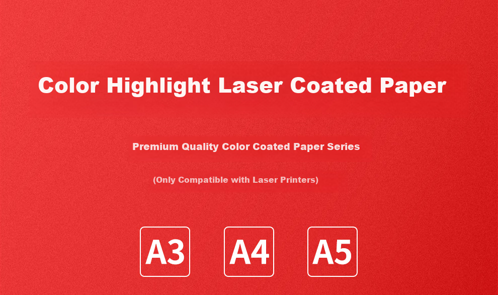 ZHIYIN A4 Coated Paper Laser Printing Paper Business Cards Menus Glossy Digital Printing High Gloss Photo Paper Cardstock Cover Paper Double-Sided Color Laser Paper 200g 1